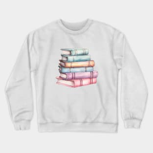 Pastel Books Crewneck Sweatshirt